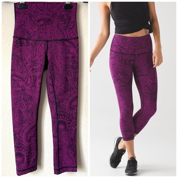 Lululemon Wunder Under Luxtreme Hi-Rise Crop - Picture 1 of 8